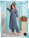 Riwaaz Beauty Rayon Plain Embroidery Kurtis Wholesale Price In Surat
